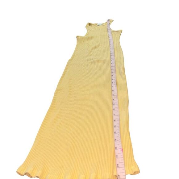 Billabong Tomboy Tank Midi Dress Yellow Women’s Sz L Coastal Casual Preppy Surf - Picture 9 of 10